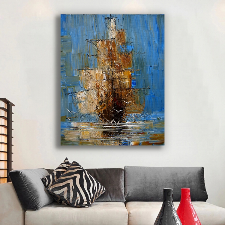 ALONE%20ONE%20SEA%20-%20Laminasyonlu%20Kanvas%20Tablo