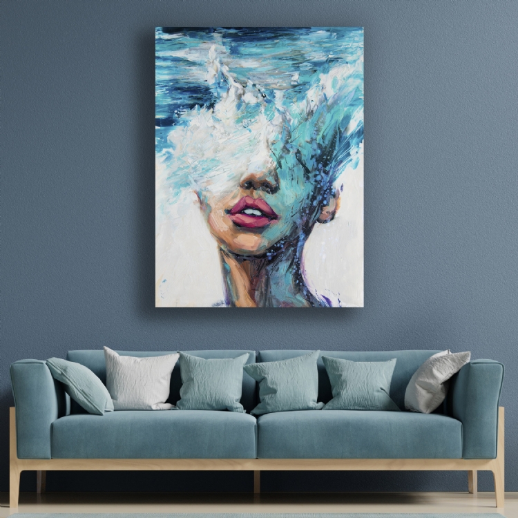 OCEAN%20GIRL%20-%20Laminasyonlu%20Kanvas%20Tablo