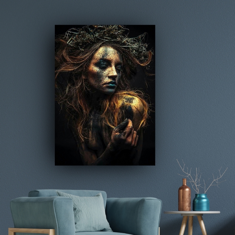 TOPRAK%20KADIN%20-%20Laminasyonlu%20Kanvas%20Tablo