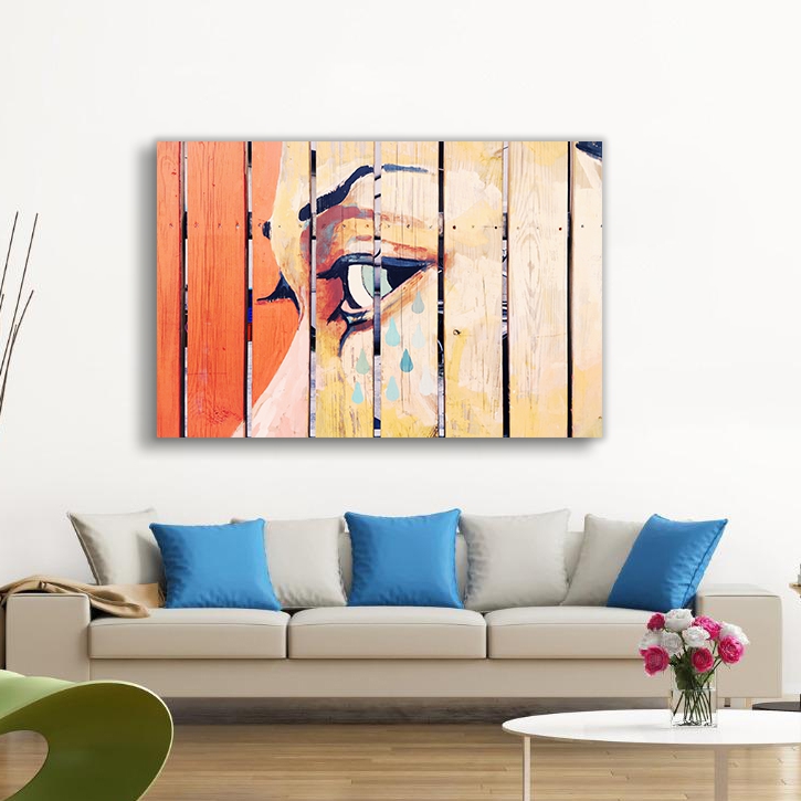 WOODEN%20FACE%20-%20Laminasyonlu%20Kanvas%20Tablo