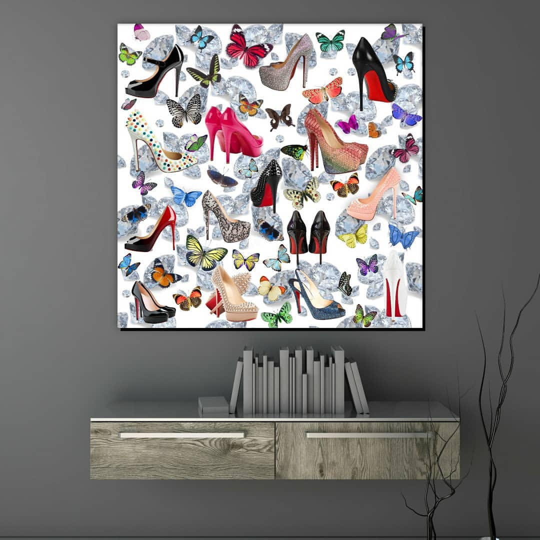 SHOE%20FANTASY%20-%20Laminasyonlu%20Kanvas%20Tablo