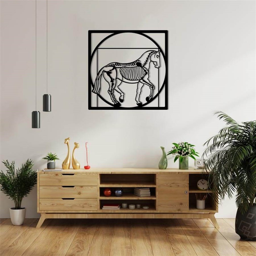 Horse Metal Tablo