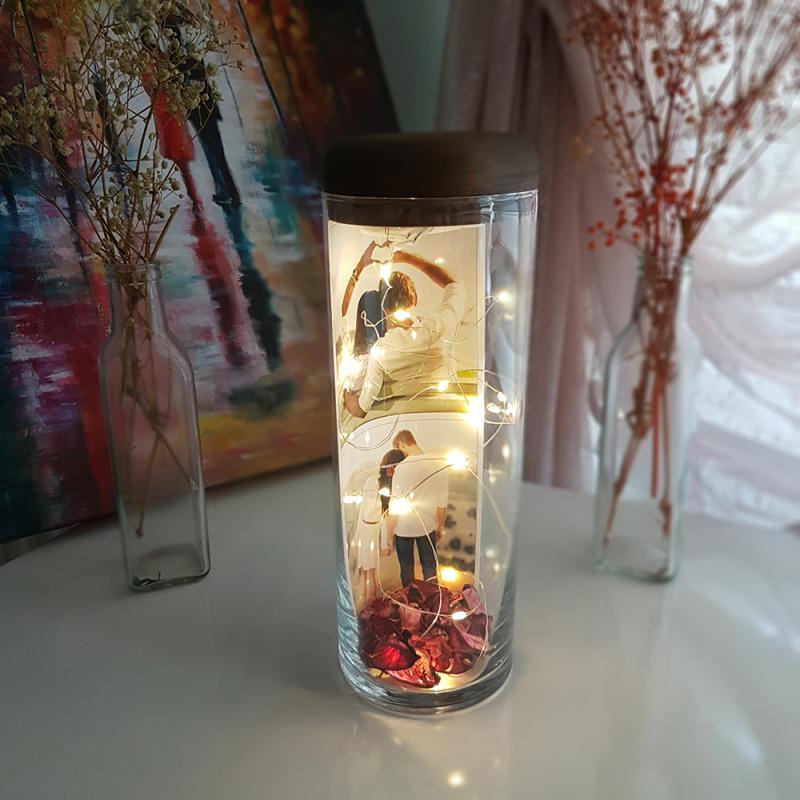Led Işıklı, Cam Fanus, Fotoğraf Albümü