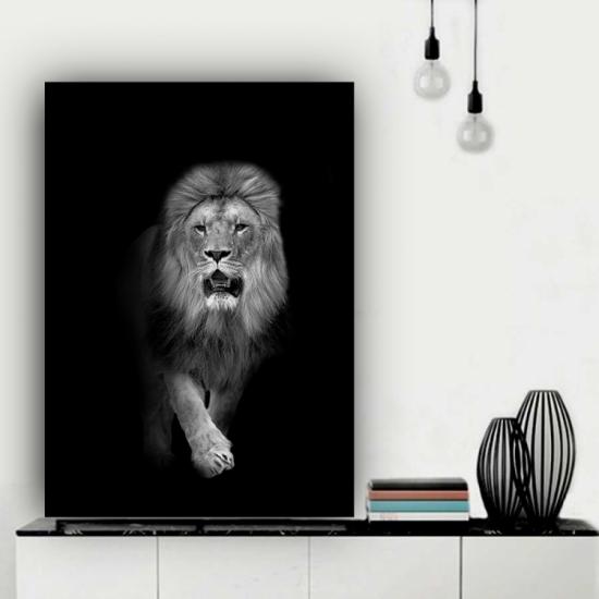 LION KING - Yağlı Boya Efektli Tablo