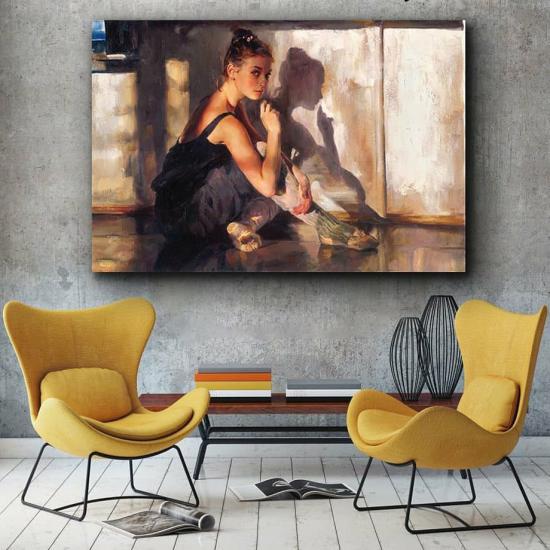 BALERİN - Laminasyonlu Kanvas Tablo