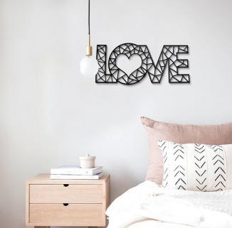Love Metal Duvar Dekoru