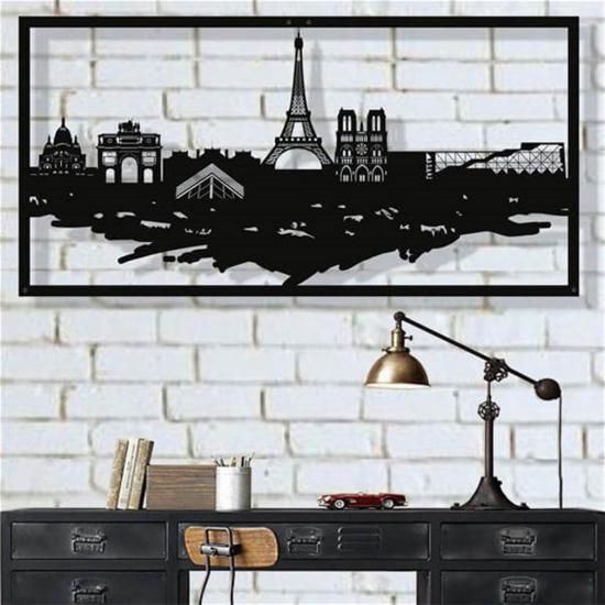 Paris Metal Duvar Dekoru