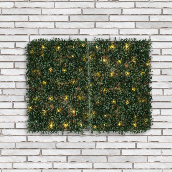 Led Işıklı, Dikey Bahçe Panel İkili 60x80cm
