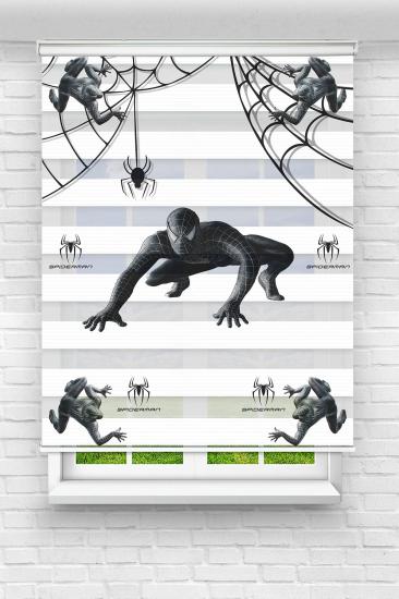 Spiderman - Baskılı Zebra Stor Perde