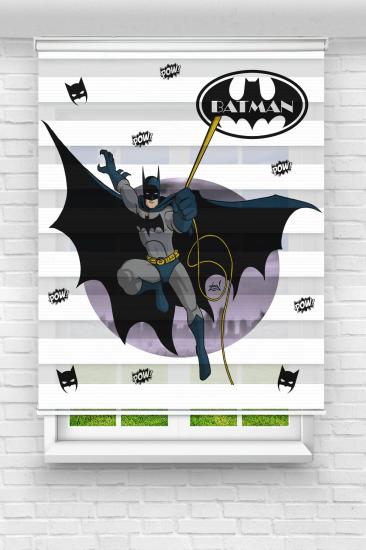 Batman - Baskılı Zebra Stor Perde