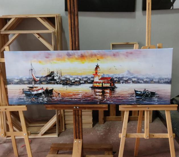 ESKİ İSTANBUL - Laminasyonlu Kanvas Tablo