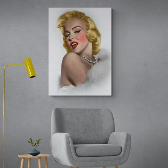 Marilyn Monroe -  Laminasyonlu Kanvas Tablo