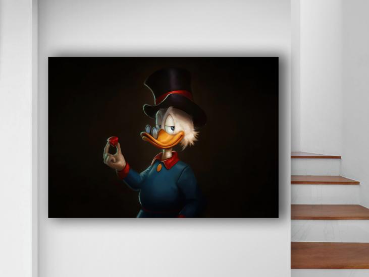 DONALD DUCK - Laminasyonlu Kanvas Tablo