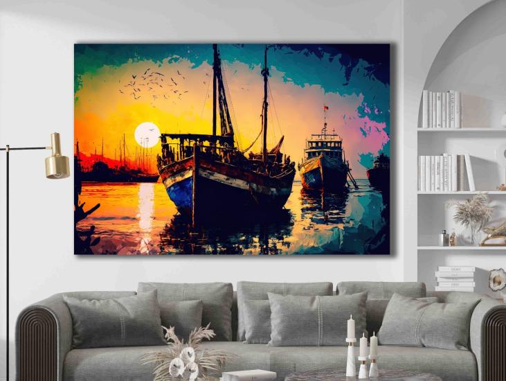 Laminasyonlu Kanvas Tablo