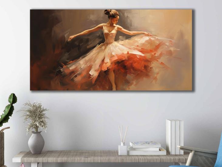 BALERİN -  Laminasyonlu Kanvas Tablo