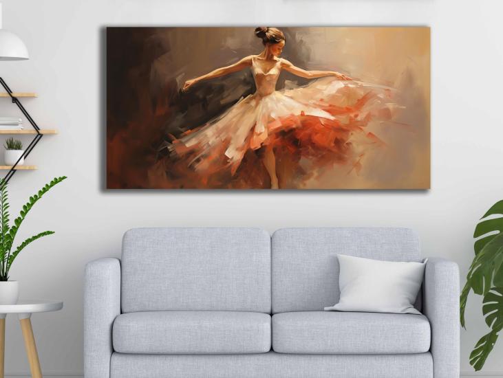 BALERİN -  Laminasyonlu Kanvas Tablo
