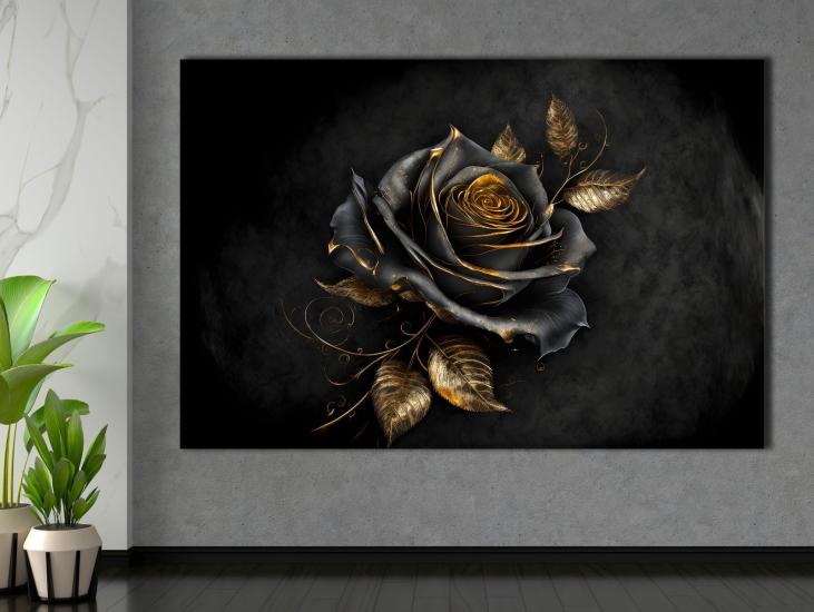 Sim İşlemeli Kanvas Tablo