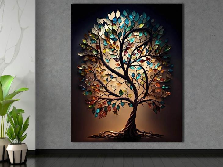 Laminasyonlu Kanvas Tablo