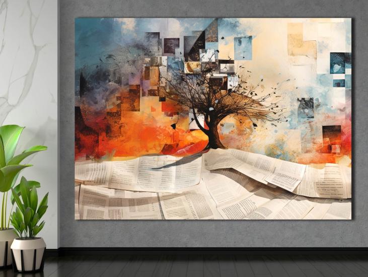 Laminasyonlu Kanvas Tablo