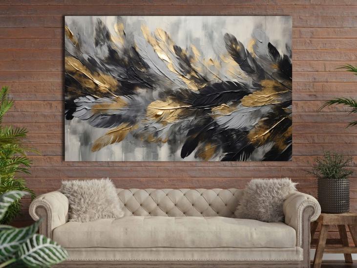 Tüyler -  Laminasyonlu Kanvas Tablo