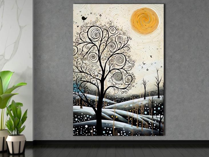 Wave - Laminasyonlu Kanvas Tablo