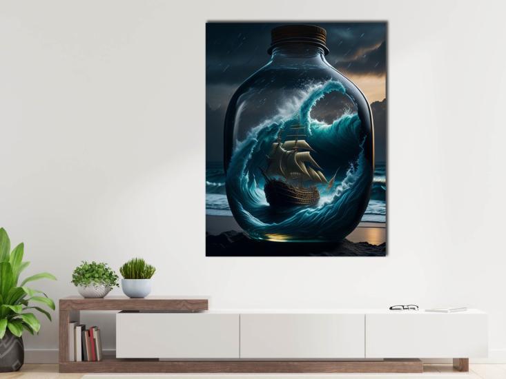 Fantastik - Laminasyonlu Kanvas Tablo