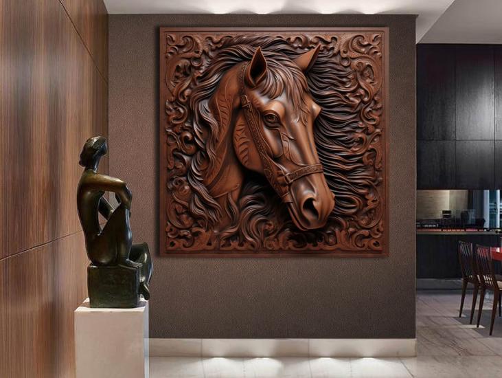 Horse - Laminasyonlu Kanvas Tablo