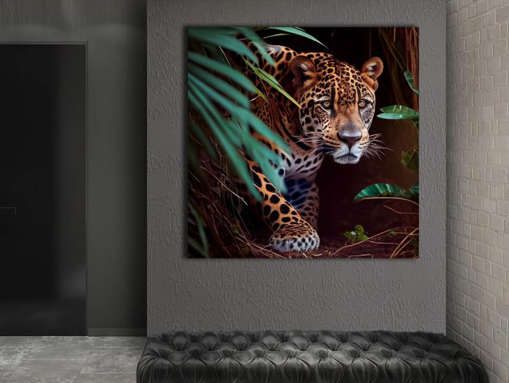 Tiger - Laminasyonlu Kanvas Tablo