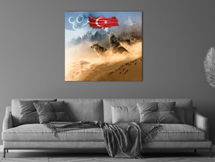 Ulu - Laminasyonlu Kanvas Tablo
