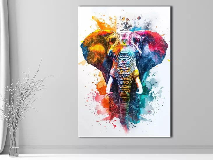 Fil - Laminasyonlu Kanvas Tablo