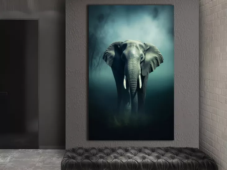 Fil - Laminasyonlu Kanvas Tablo