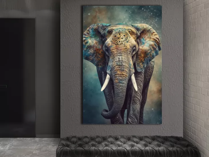 Fil - Laminasyonlu Kanvas Tablo