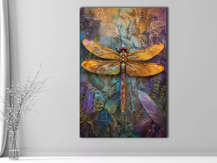 Yusufçuk - Laminasyonlu Kanvas Tablo