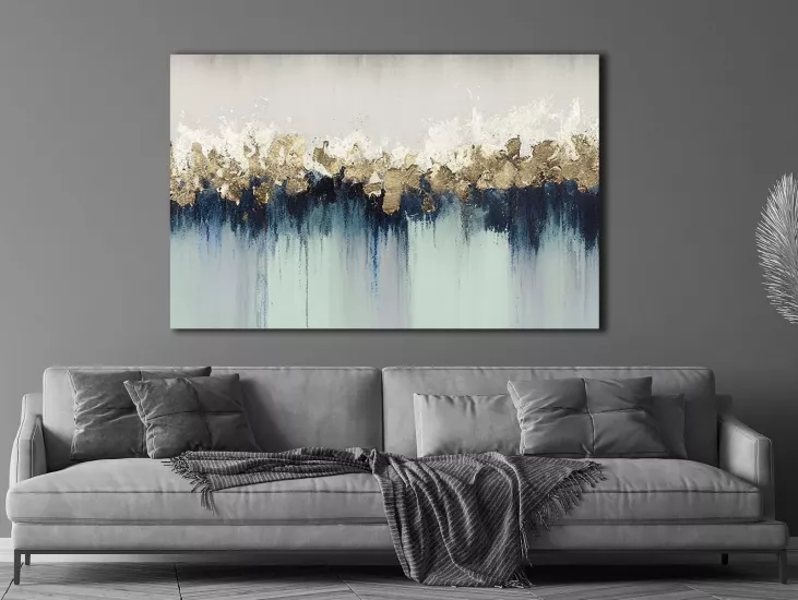 Soyut - Laminasyonlu Kanvas Tablo