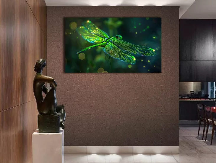 Yusufçuk - Laminasyonlu Kanvas Tablo