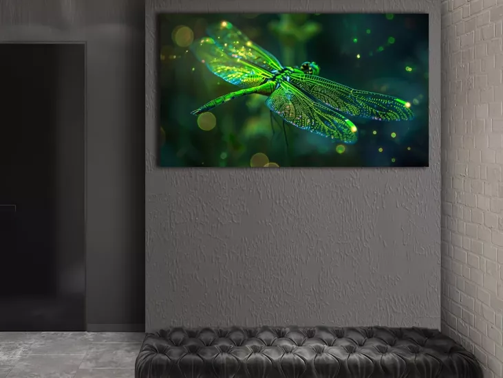 Yusufçuk - Laminasyonlu Kanvas Tablo