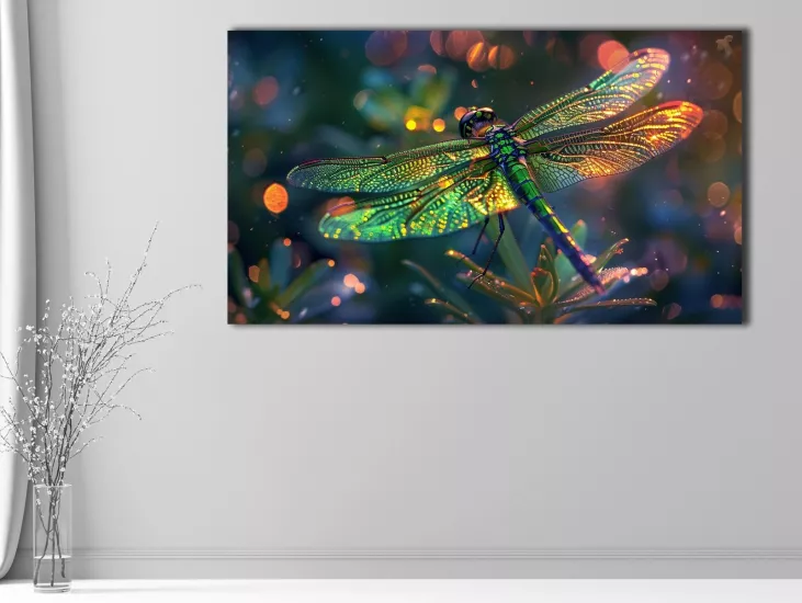 Yusufçuk - Laminasyonlu Kanvas Tablo