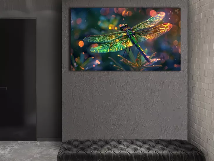 Yusufçuk - Laminasyonlu Kanvas Tablo