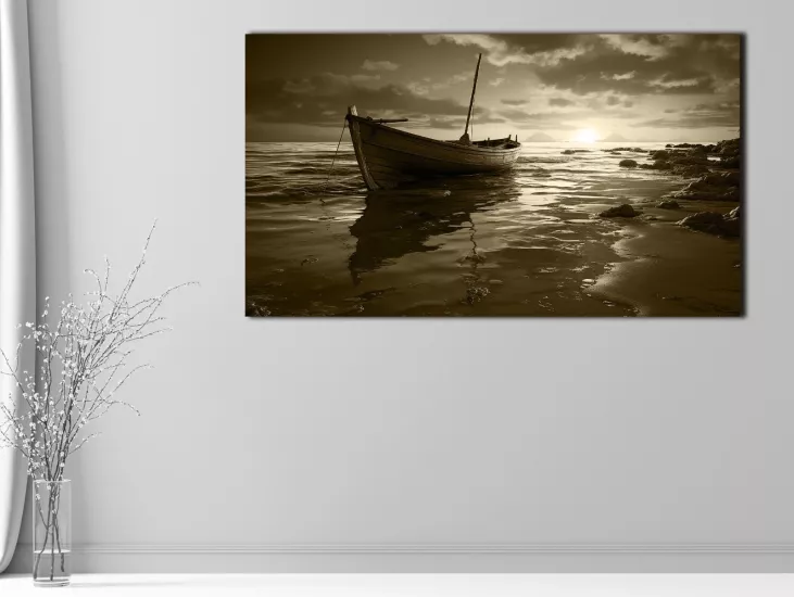 Sandal - Laminasyonlu Kanvas Tablo