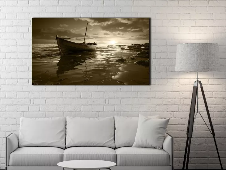 Sandal - Laminasyonlu Kanvas Tablo