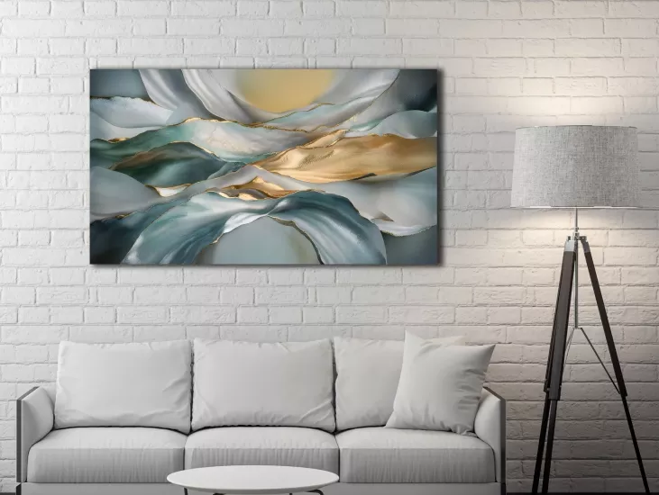 Soyut - Laminasyonlu Kanvas Tablo