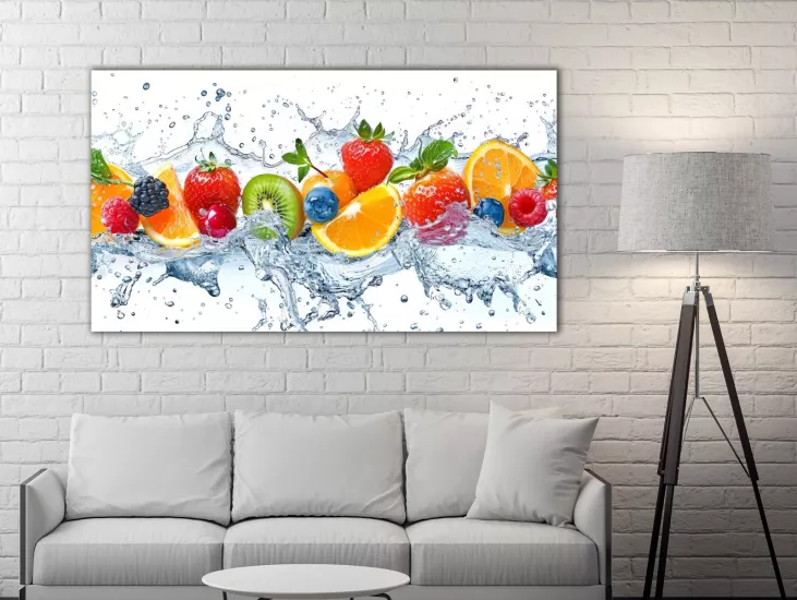 Kokteyl - Laminasyonlu Kanvas Tablo