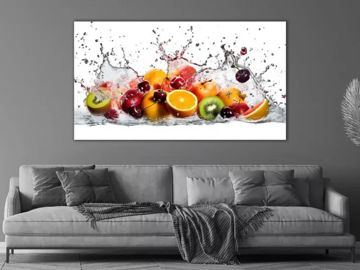 Kokteyl - Laminasyonlu Kanvas Tablo