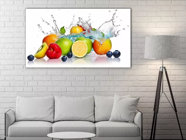 Kokteyl - Laminasyonlu Kanvas Tablo