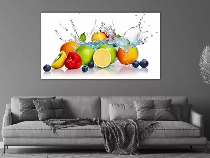 Kokteyl - Laminasyonlu Kanvas Tablo