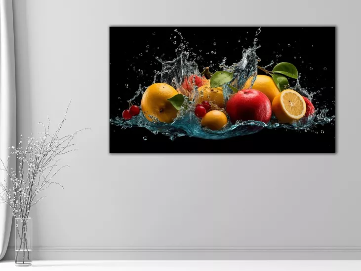 Kokteyl - Laminasyonlu Kanvas Tablo