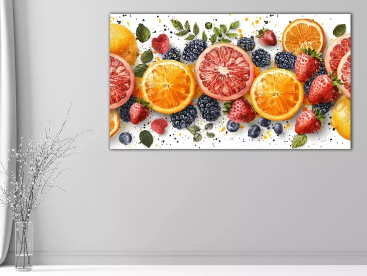 Kokteyl - Laminasyonlu Kanvas Tablo