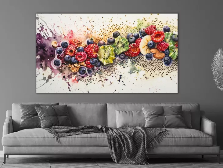 Kokteyl - Laminasyonlu Kanvas Tablo