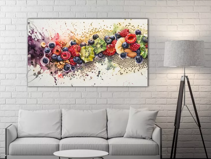 Kokteyl - Laminasyonlu Kanvas Tablo