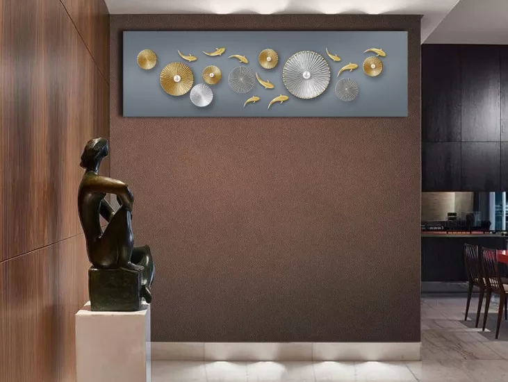 Balıklar - Laminasyonlu Kanvas Tablo